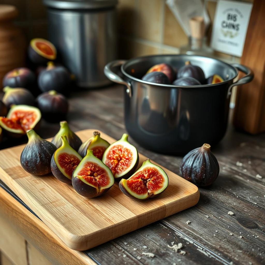 Feigen Marmelade Schritt 1
