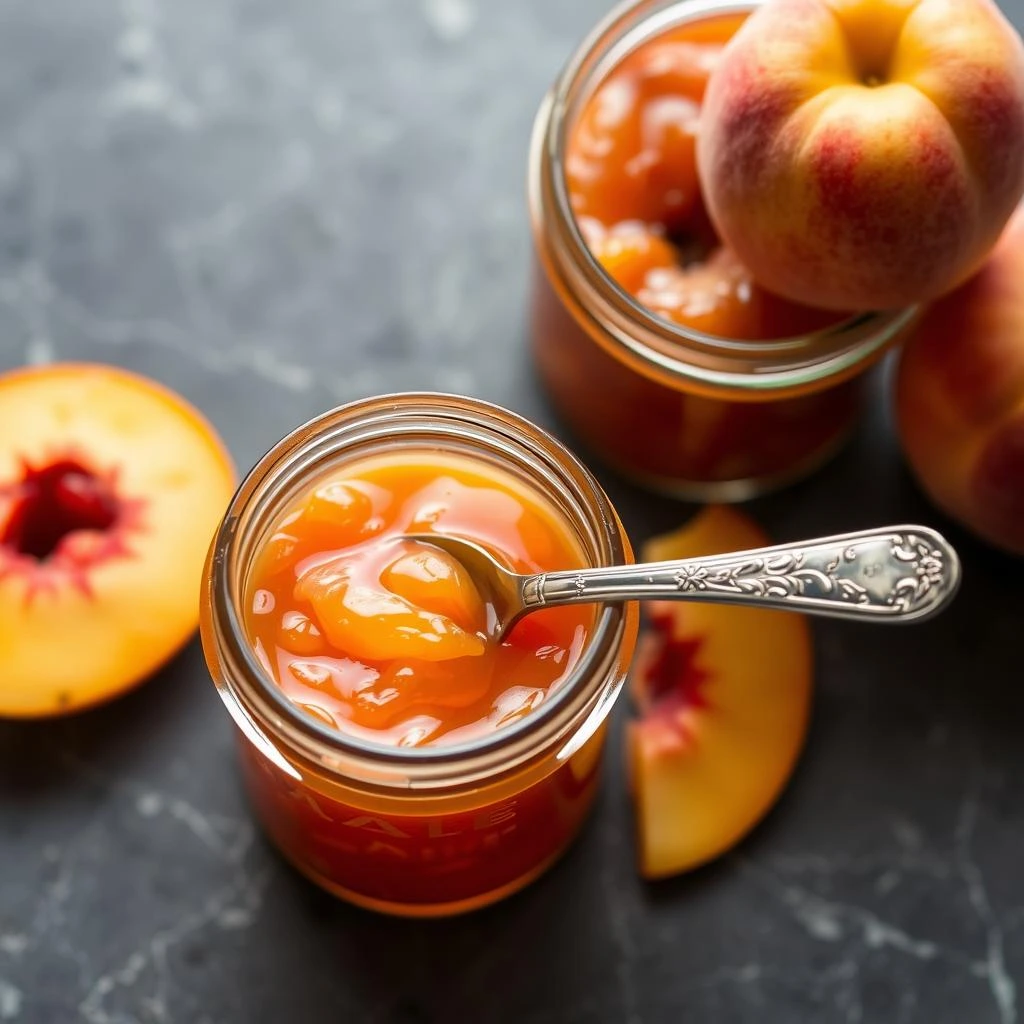 Pfirsichmarmelade