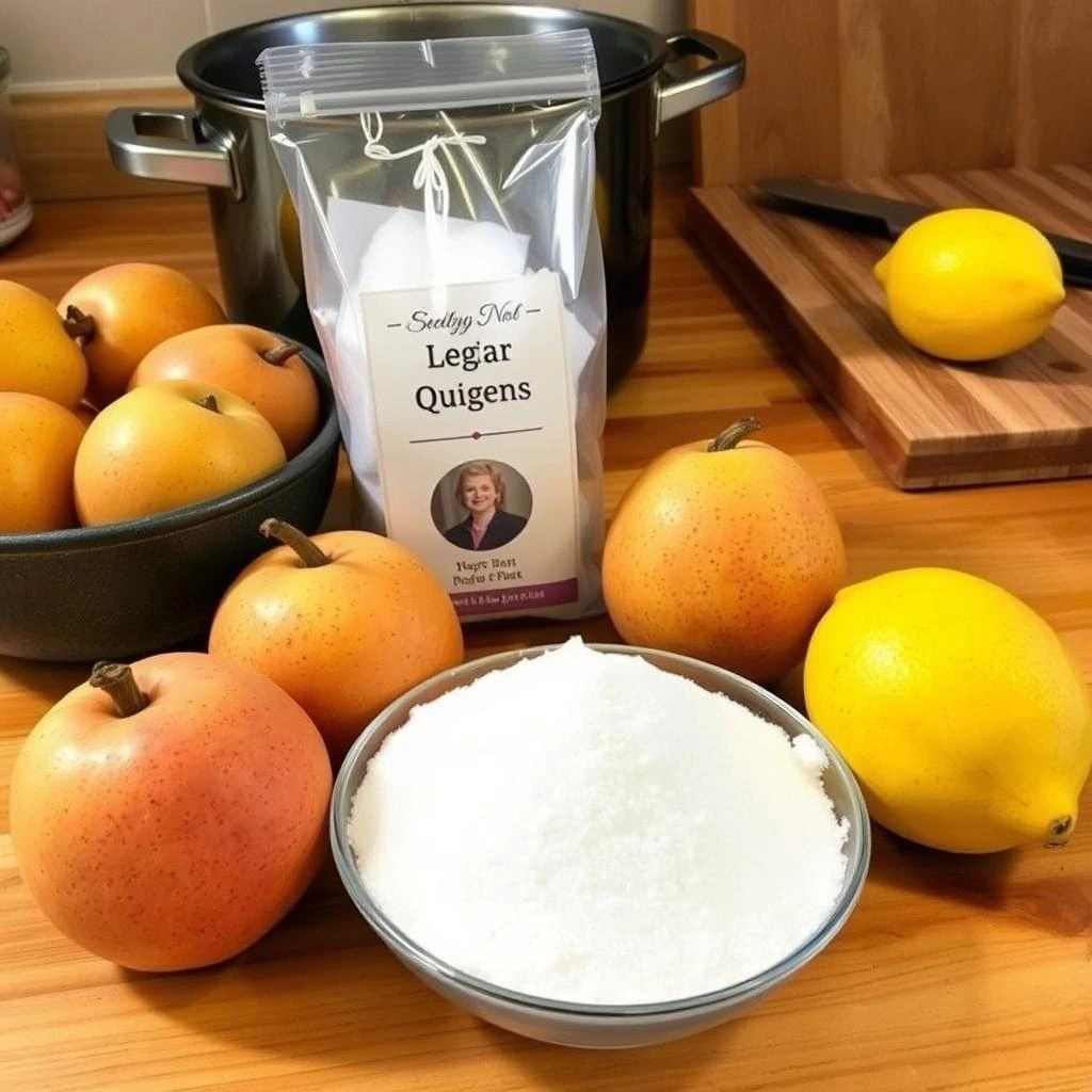 Quitten Marmelade zutaten