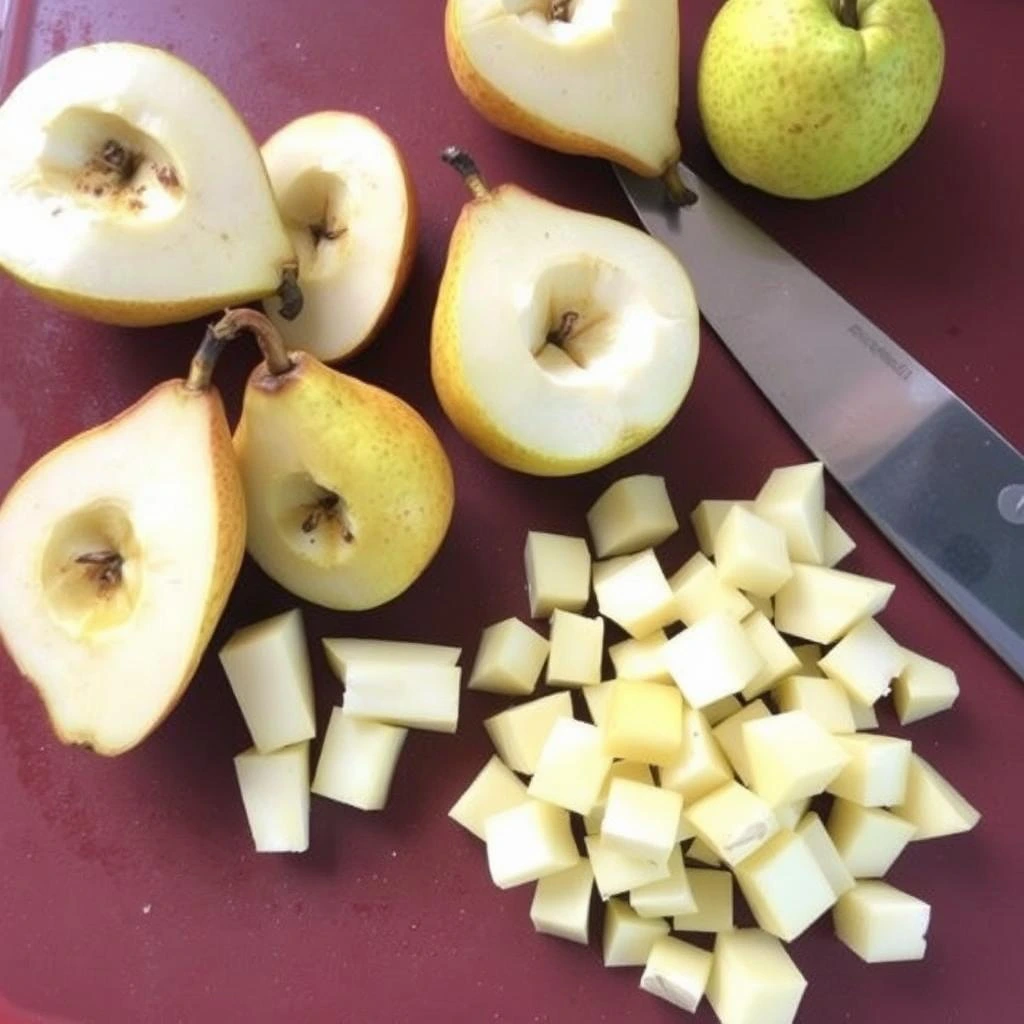 Birnenmarmelade schritt 1
