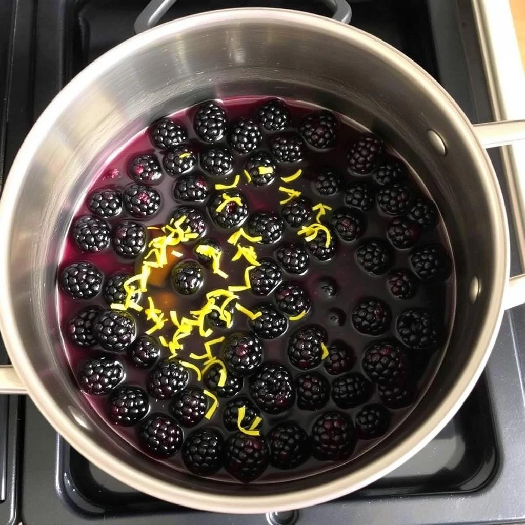 Brombeer Marmelade schritt 2