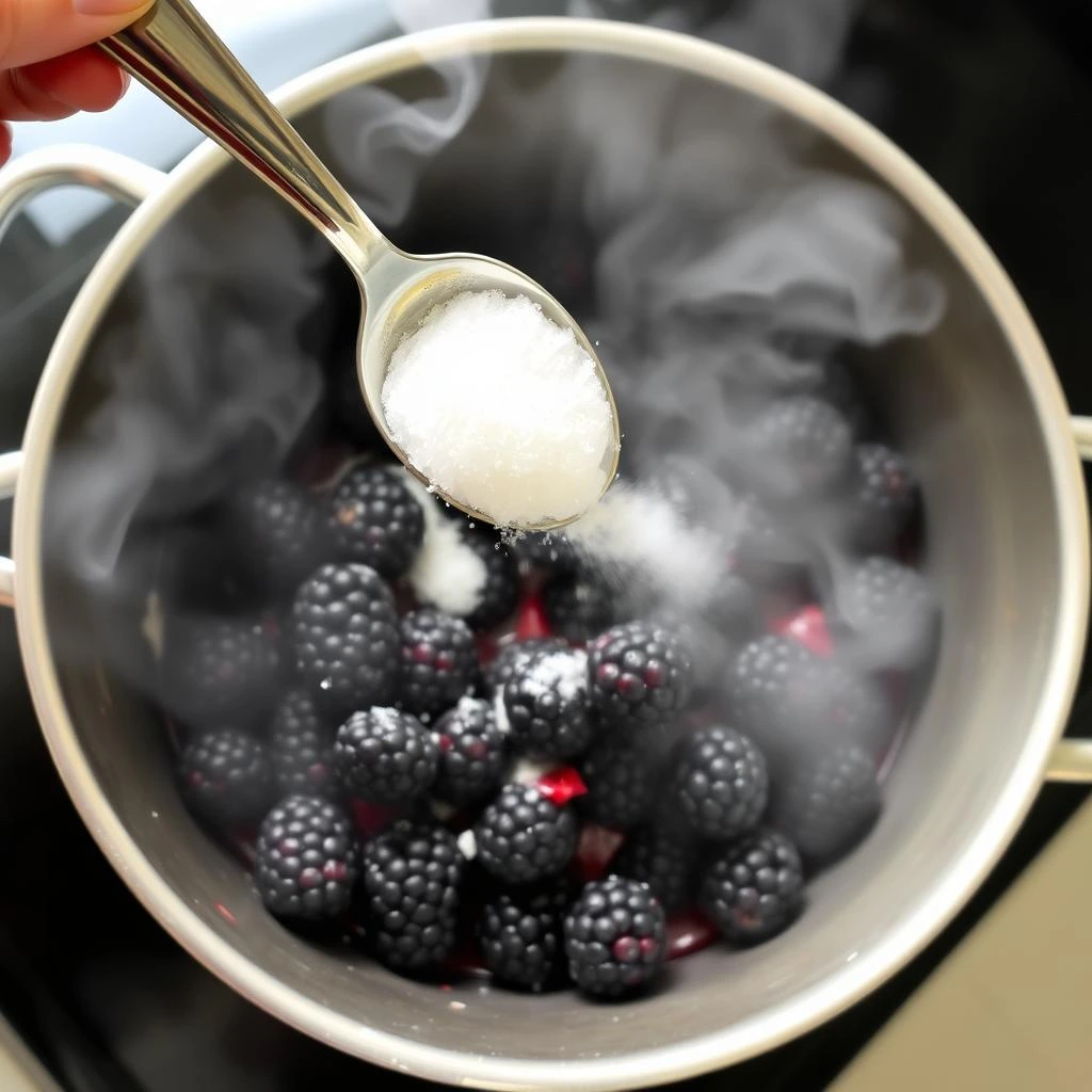 Brombeer Marmelade schritt 3