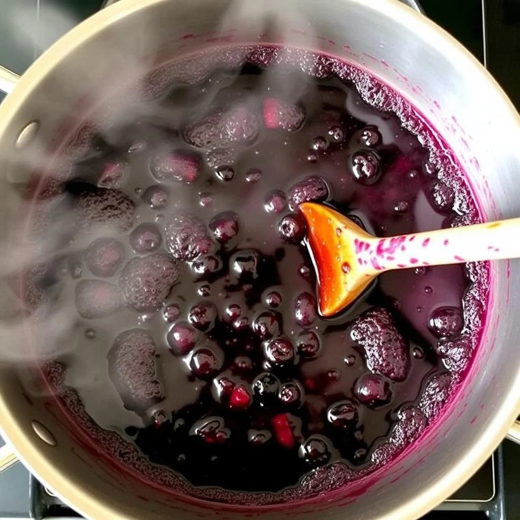 Brombeer Marmelade schritt 4